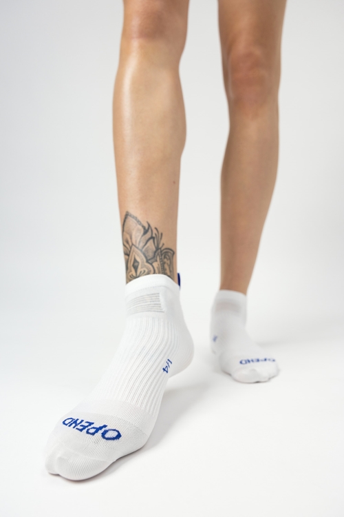 OPEND Socks 1/4 2.0 Signature White