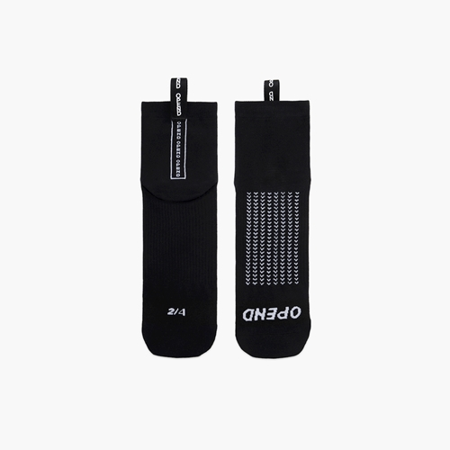 OPEND Socks 2/4 Black on black
