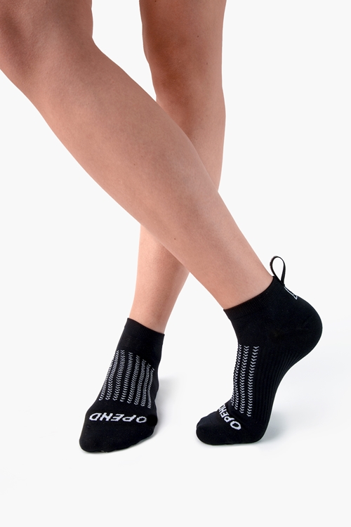Black on black 1/4 - sport socks - 03