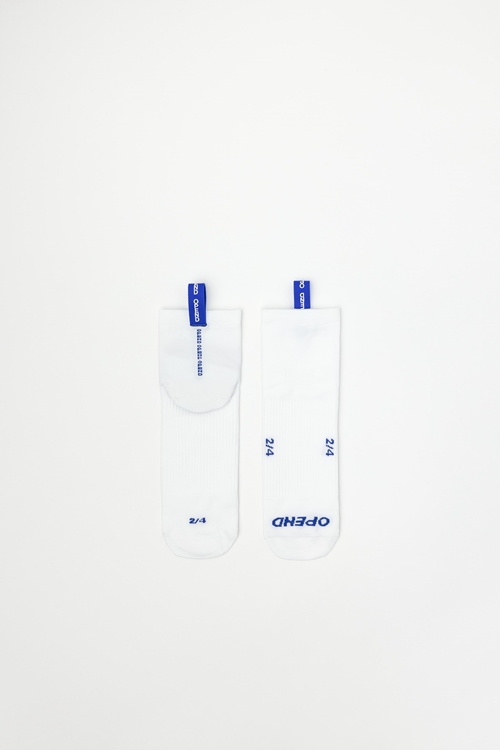 OPEND Socks 2/4 2.0 Signature White- Sport Socken - 01