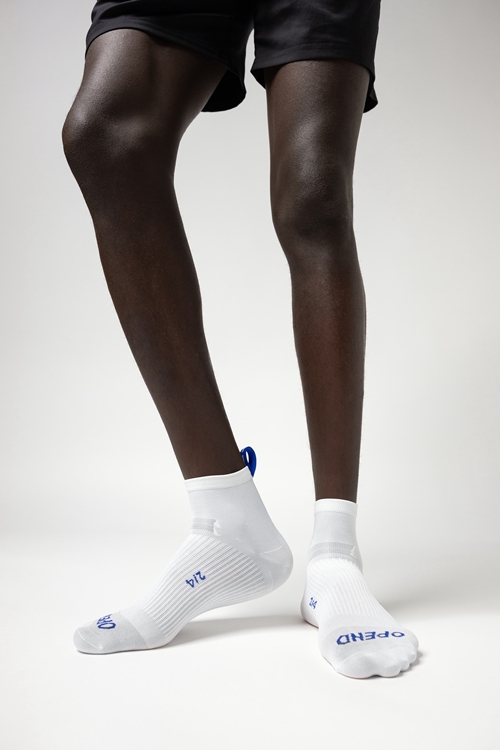 OPEND Socks 2/4 2.0 Signature White- sport socks - 03