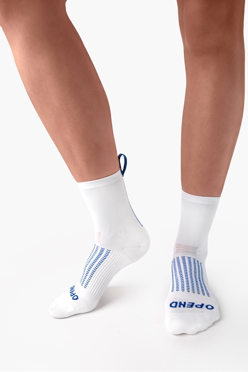 OPEND Socks 3/4 Signature white- Sport Socken - 02