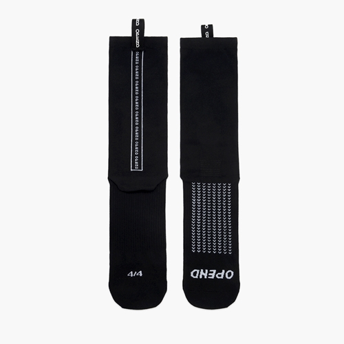 OPEND Socks 4/4 Black on black- Sport Socken