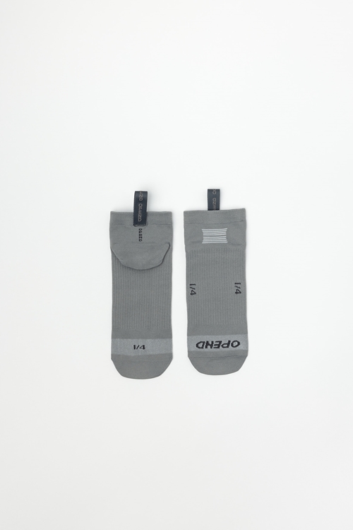 OPEND Socks 1/4 2.0 Community Grey- sport socks - 01