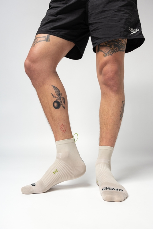 OPEND Socks 2/4 2.0 Smoke- Sport Socken - 03