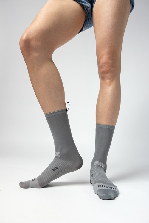 OPEND Socks 4/4 2.0 Community Grey- Sport Socken - 03